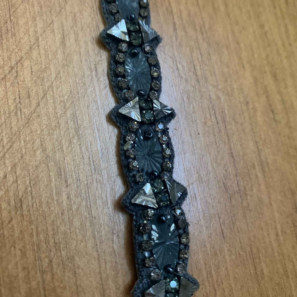 Deepa Gurani Crystal Suede Bracelet